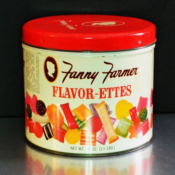 2 Vintage Fanny Farmer Candy Tins Christmas Decor Country And Farmhouse - Picture 2 of 11